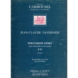 TAVERNIER note: PERCUSSION STORY,F-G, NIV. 2