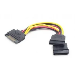 Gembird CC-SATAM2F-01 SATA power splitter cable, 0.15 m