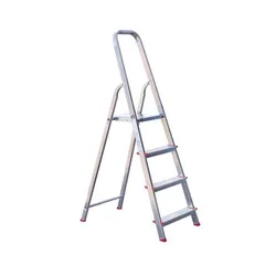 Sts Aluminijasta ProstostojeČa Lestev - 4 StopniČna (3+1) - V: 1,48 M.