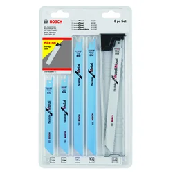 Bosch Komplet listova univerzalne testere Wood and Metal, 6 komada 2607010906, S 922 EF; S 922 BF (2x); S 1122 EF; S 1122 BF; S 1122 VF