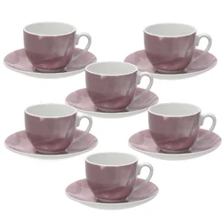 Tognana Set šoljica za kafu Colorplay, 6 komada, Roze