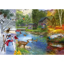 Alipson Puzzle - Puzzle Prehodi med sezonami - 1 000 kosov