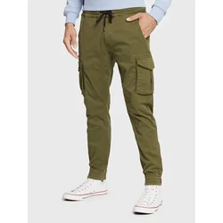 ALPHA INDUSTRIES Kargo hlače, zelena