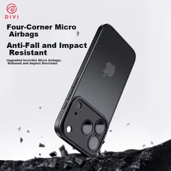 Divi Maska za mobilni telefon iPhone 17, Crna