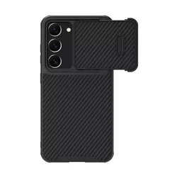 NILLKIN Maska Synthetic Fiber za Samsung S916B Galaxy S23 Plus crna