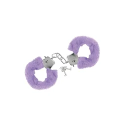 Metalne Lisice Ljubičasto Krzno Purple Furry Cuffs