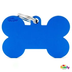 My Family | Identifikacijski obesek Basic XL kost modra