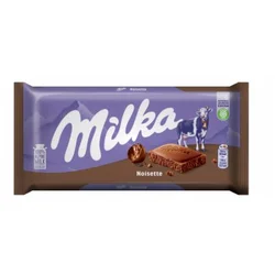 ČOKOLADA MLEČNA NOISETTE MILKA 80G