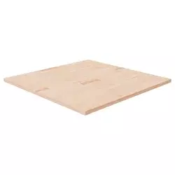 Četvrtasta stolna ploča 90 x 90 x 2,5 cm netretirana hrastovina