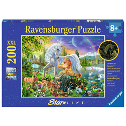 Ravensburger puzzle (slagalice) 200XXLpcs Svetleći jednorog RA13673