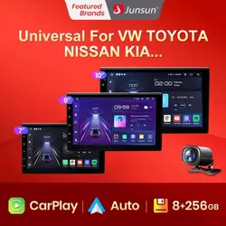 Universal Car Radio Multimedia Player For VW Volkswagen Nissan Toyota Hyundai Android Auto