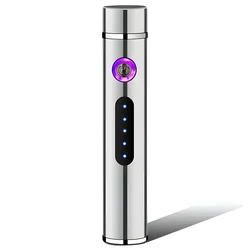 Električni upaljač s USB punjenjem RO-25705 - Srebrna KP25705
