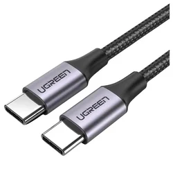 Ugreen US161 50751 USB-C 3.1/USB-C 3.1 kabel 1,5 m - siv