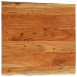 Stolna ploča 80x80x2,5 cm četvrtasta od bagrema sa živim rubom