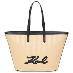 Karl Lagerfeld K/SIGNATURE RAFFIA MD TOTE Bež