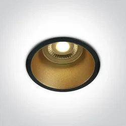 UGRADBENA SVJETILJKA GU10/50W/230V STARO ZLATO DARK LIGHT