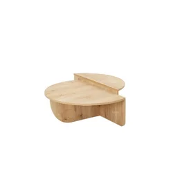 Hanah Home Podium Sto za dnevnu sobu, SvetloBraon