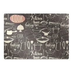 Decormat Podloga za stol Kitchen tools 140x100 cm 15 cm