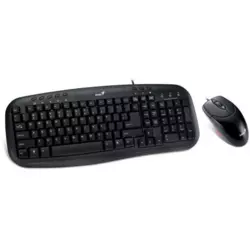 Tastatura + miš Genius KM-200 US USB black