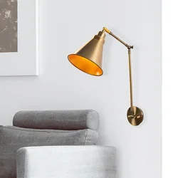Opviq Zidna lampa E27 Max 40W, Bronzana