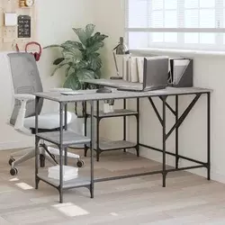 Radni stol boja hrasta sonome 139x139x75 cm konstruirano drvo