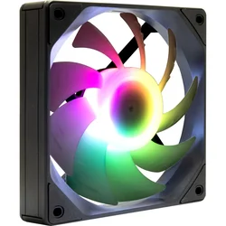 Inter-tech ES-011 120mm fan with A-RGB Lighting and PWM controls Ventilator za ohišje (120 mm, 800-1950 RPM, RGB, PWM) (88885647)