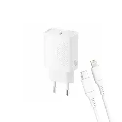 XO Kućni punjač L160 20W+Lightning kabl