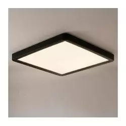 Brilagi - LED plafonjera ESTELA SQUARE LED/24W/230V 31x31 cm crna