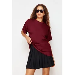 Trendyol Milla Ženska majica TWOSS23TS00040, Bordo