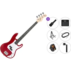PSD Guitars PCB-100 Premium SET Red Električna bas kitara