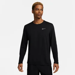 Nike M NK DF UV MILER TOP LS, muška majica za trčanje, crna FB7070