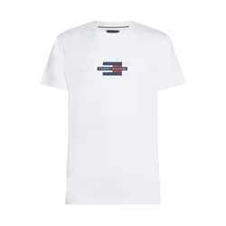 TOMMY HILFIGER Majica mornarska/rdeča/bela