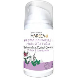 Mareea Krema za lice za masnu i mešovitu kožu lica, 50 ml