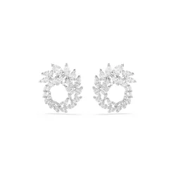 Swarovski uhani ženski kovinski s kubičnim cirkonijem MESMERA