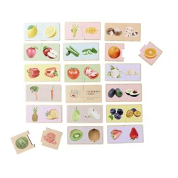 Montessori Puzzle sadje in zelenjava