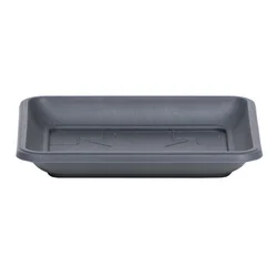 Prosperplast Kvadratni krožnik 34 cm TERRA PKWT34 | Antracit