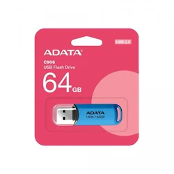 A-Data USB ključek 64GB C906 USB 2.0, moder