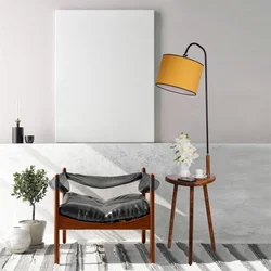 Aberto Design Podna lampa Demet, 160 cm, E27, Lešnik