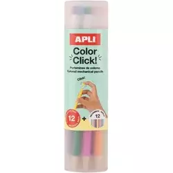 Barvice šolske mehanične color click apli NN