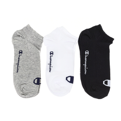 CHAMPION Pack-3 Low-cut socks Y08QI Men Black / White