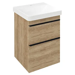 SITIA 2 predala Vanity Unit 46,4x70x44,2cm, hrast Alabama - Rjava - 46,4x70x44,1 cm - Sapho - SITIA - 24 - MDF/laminat - 464 - 700 - 441 - 14