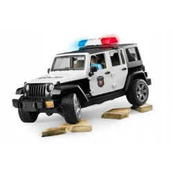 BRUDER policijski jeep Wrangler s policistom (02526)