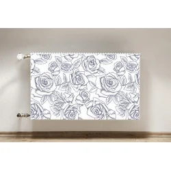 tulup.si radiatorska pokrov Modre vrtnice 100x60 cm