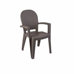 Stolica Avala ratan - Tamno moka 108954