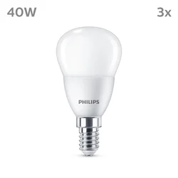 Philips LED žarnica E14 4,9W 470m 2.700K mat 3ks - Plastika