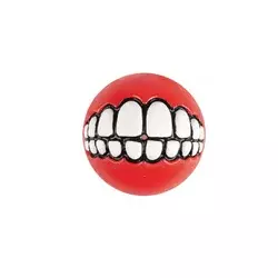 Rogz Grinz Lopta Igračka za pse od gume, M, 6.4cm, Plava