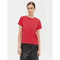 PINKO Majica 100373 A228 Rdeča Regular Fit