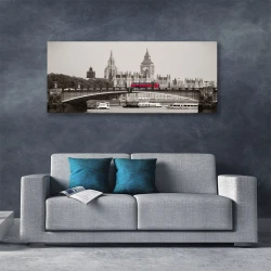 tulup.si Slika na platnu London bridge, big ben 140x70 cm