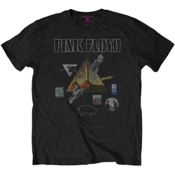 Pink Floyd Montage Majica s kratkimi rokavi Black 2XL