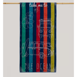 Brisača za na plažo 75 x 150 cm, take me to...
